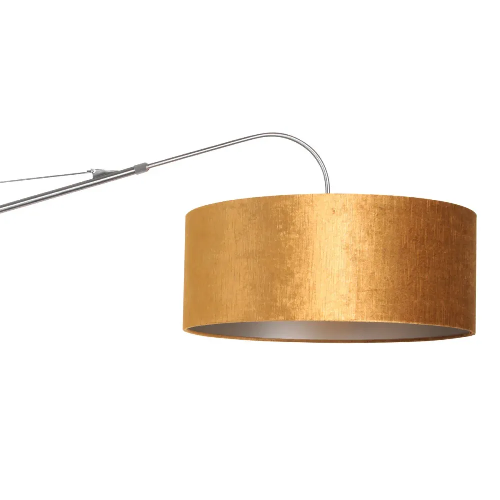 Steinhauer wandlamp elegant - 1 lichts - 145x 56 cm - mat chroom goud