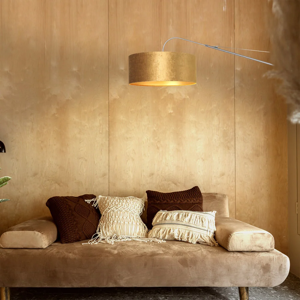 Steinhauer wandlamp elegant - 1 lichts - 145x 56 cm - mat chroom goud