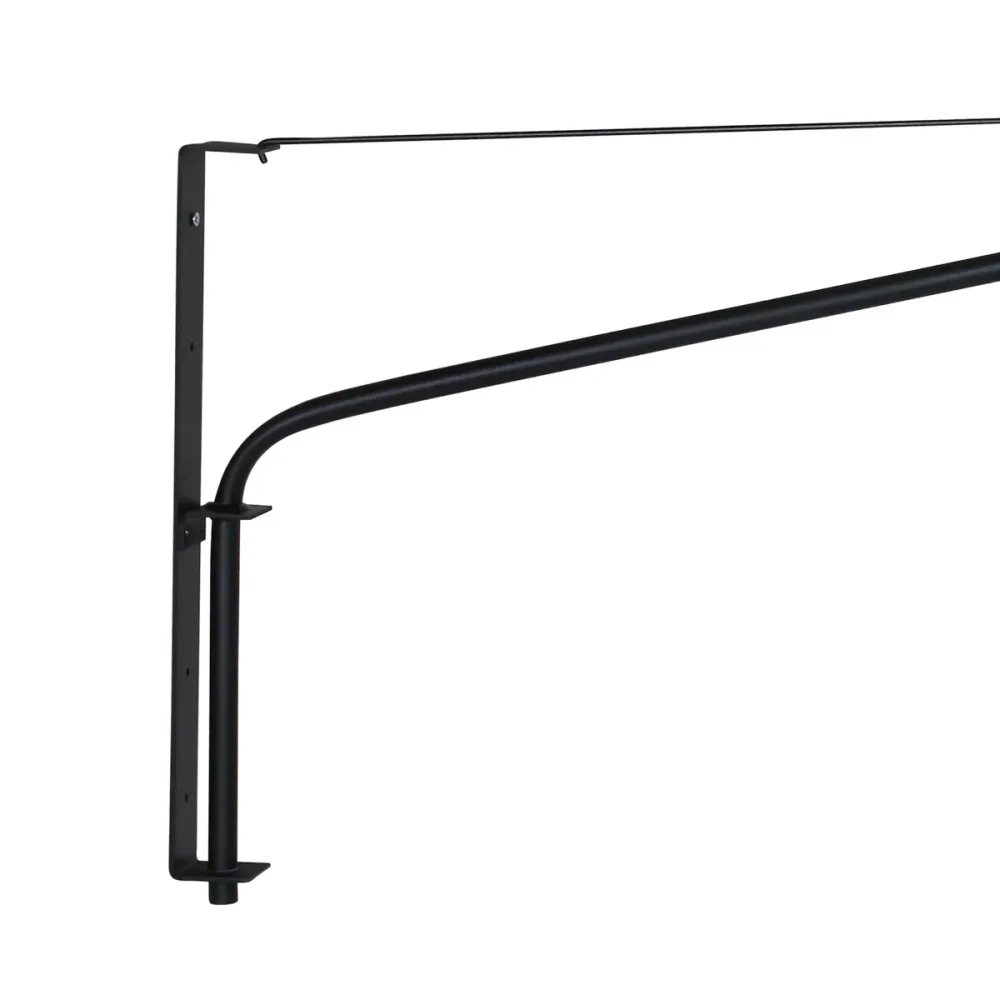 Steinhauer wandlamp elegant - 1 lichts - 145x 56 cm - zwart zilver