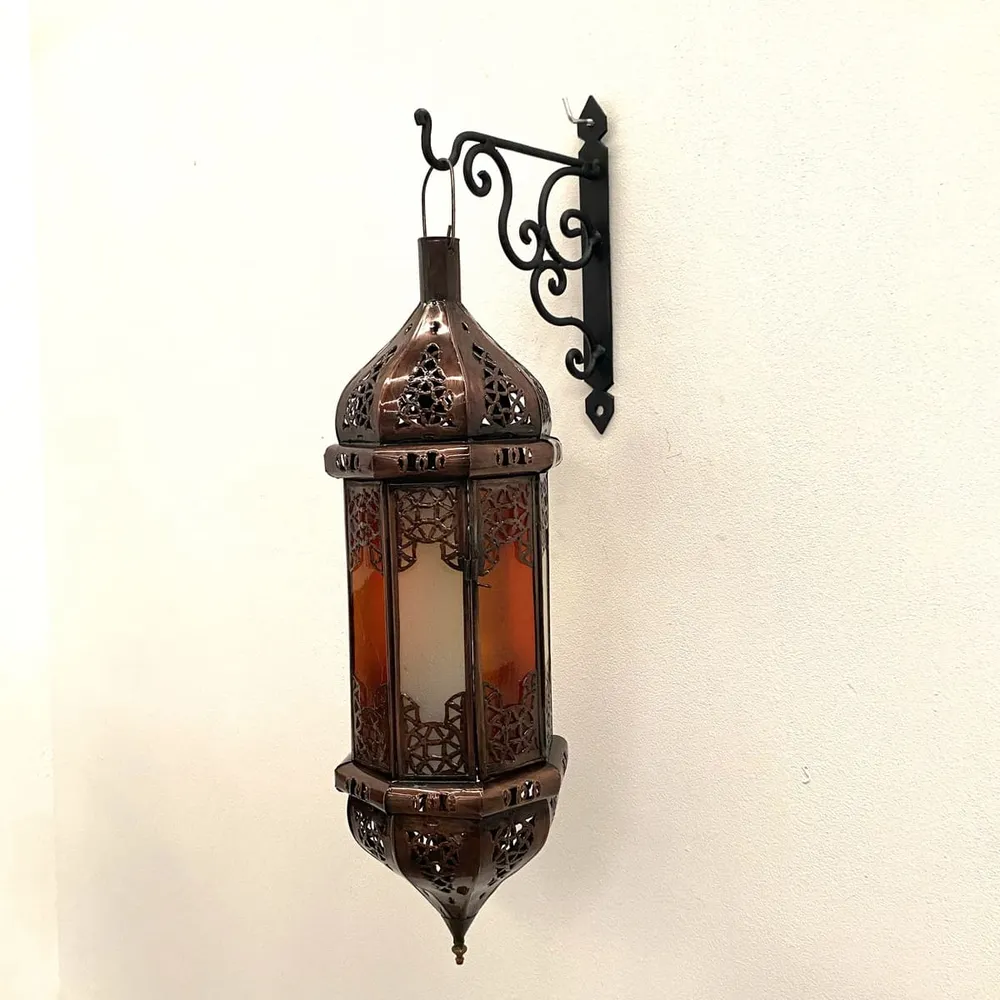 Steun voor Arabische lampen en lantaarns smeedijzer 15 cm