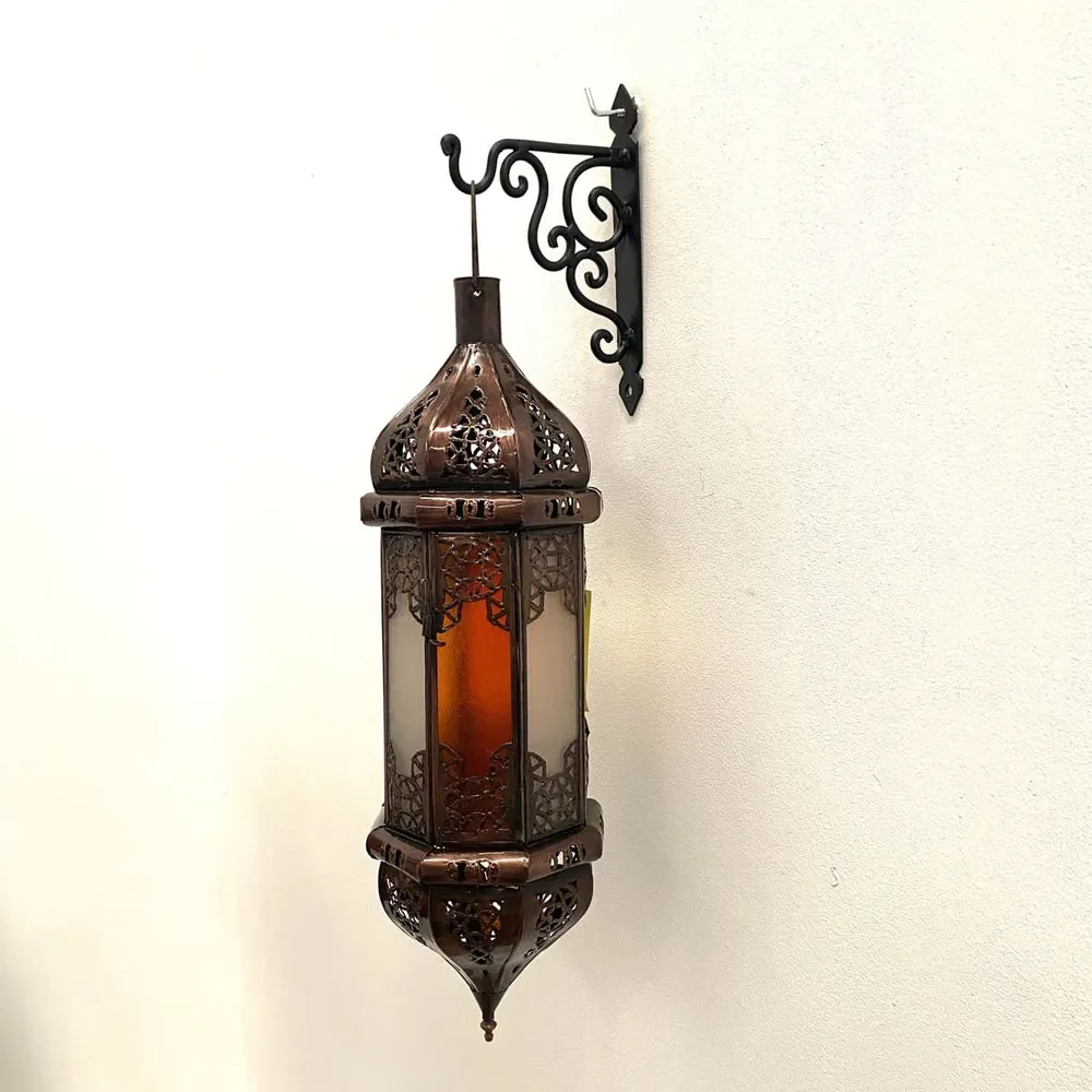 Steun voor Arabische lampen en lantaarns smeedijzer 12 cm