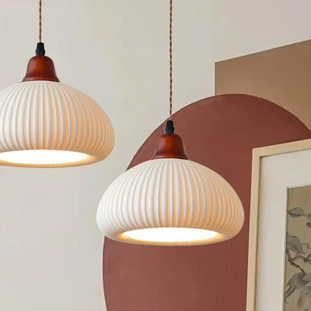 Stijlvolle Keramische Hanglamp - Rustiek Design A