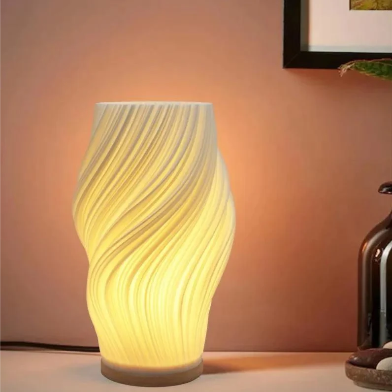Swirl LED Tafellamp - Modern Design | Warm Licht