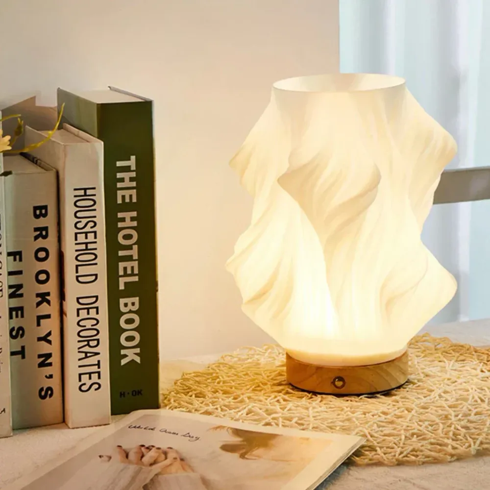 Swirl LED Tafellamp - Modern Design | Warm Licht