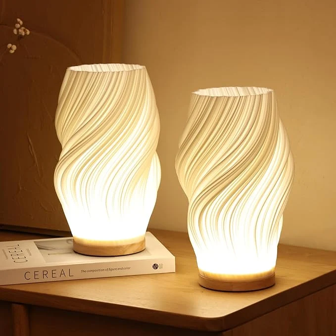 Swirl LED Tafellamp - Modern Design | Warm Licht