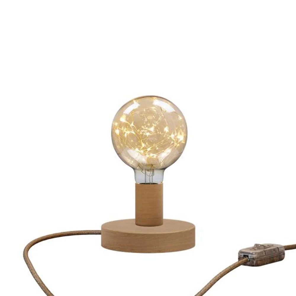 Tafellamp Posaluce Milleluci hout - Neutraal