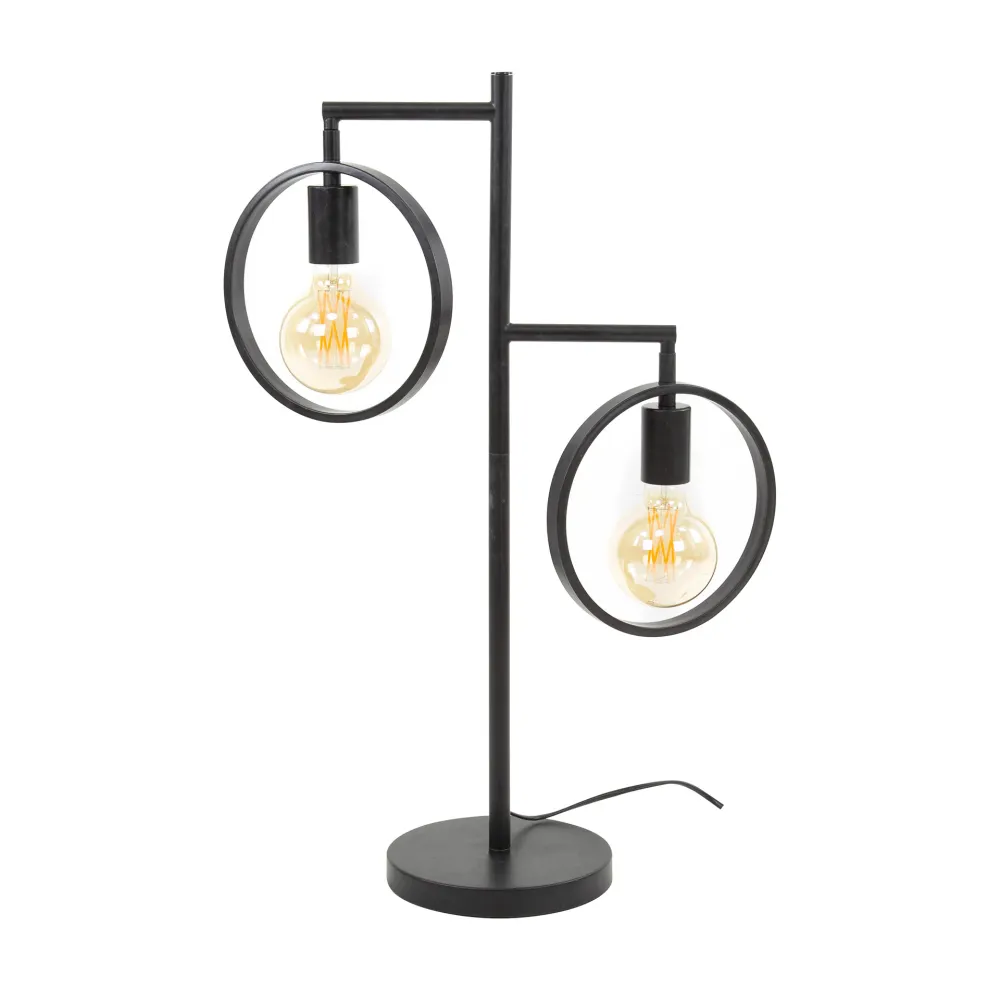 Tafellamp Muse - Antraciet - Metaal Tafellampen