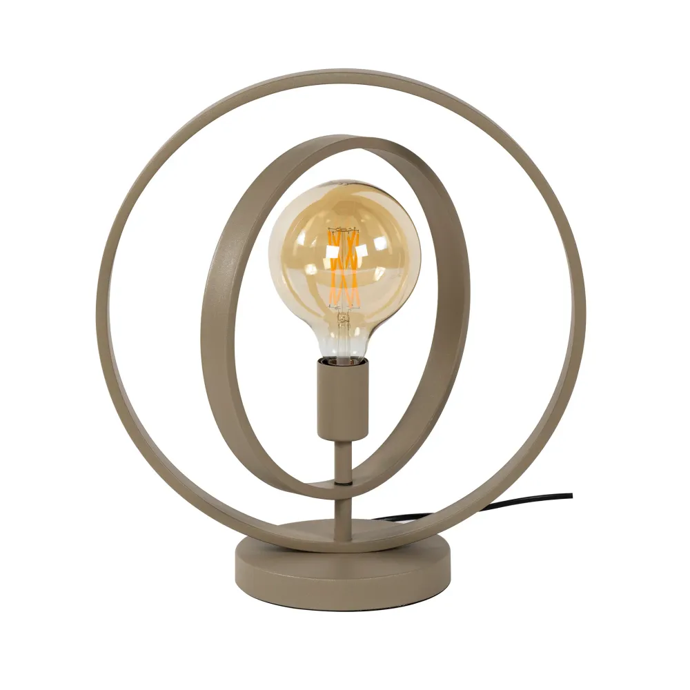 Tafellamp Sterre - 1-lichts - Beige - Metaal Tafellampen