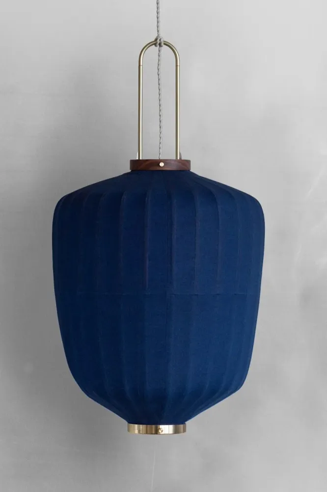 Plant Dyed Lantern Blauw XL Taiwan Lantern