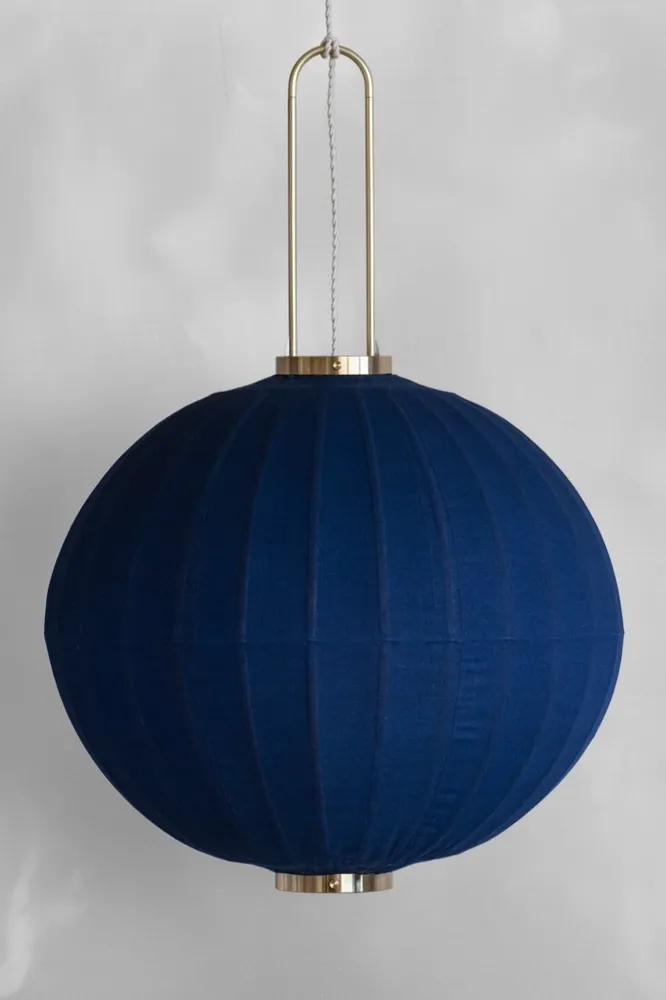 Plant Dyed Lantern Blauw XL Taiwan Lantern