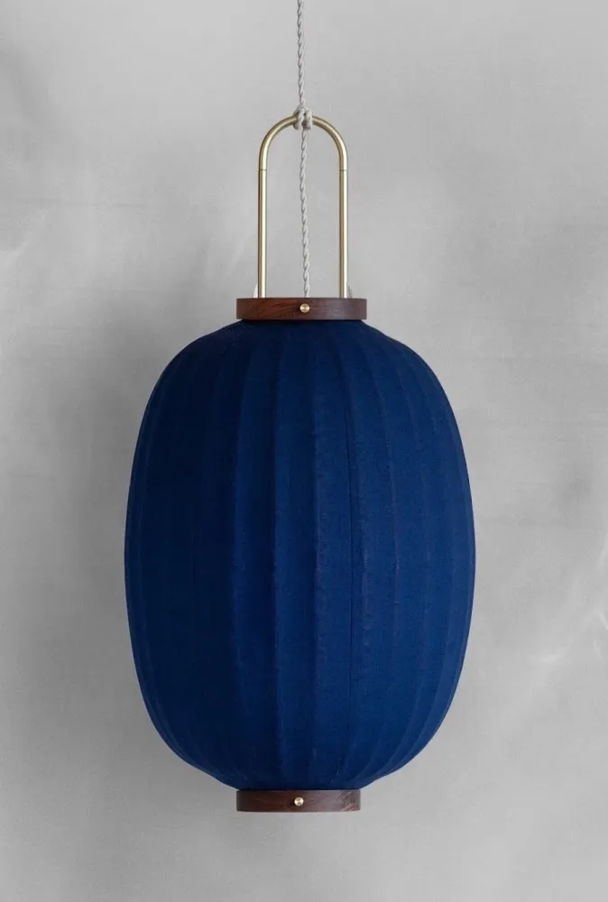 Plant Dyed Lantern Blauw XL Taiwan Lantern