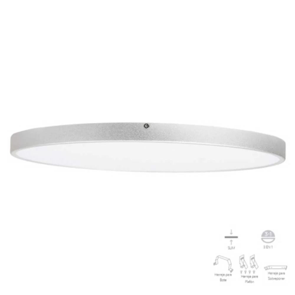 DOWNLIGHT LED EMPOTRABLE BOTE INTEGRAL 12 CM O SOBREPONER 15 W LUZ DE DIA NO ATENUABLE TECNOLITE