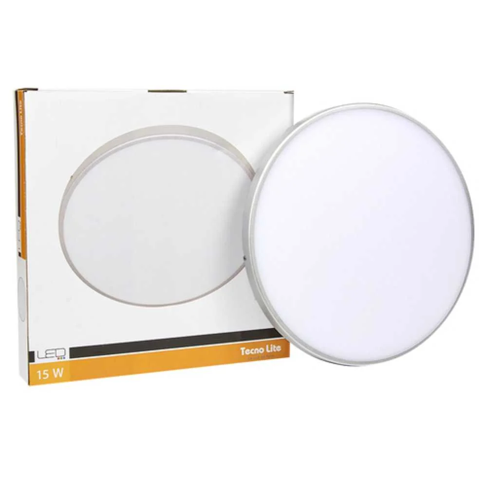 DOWNLIGHT LED EMPOTRABLE BOTE INTEGRAL 12 CM O SOBREPONER 15 W LUZ DE DIA NO ATENUABLE TECNOLITE