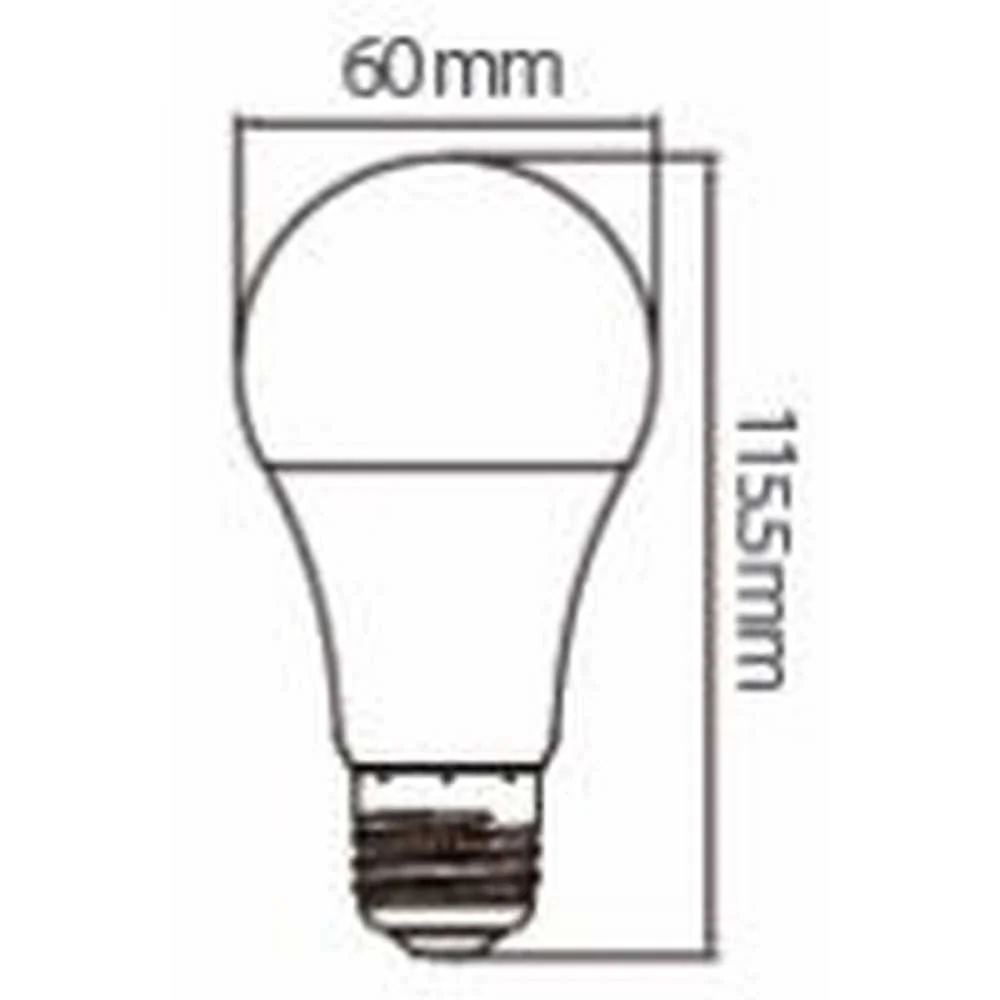 FOCO A19 LED 10 W LUZ DE DIA BASE E27 ATENUABLE TECNOLITE