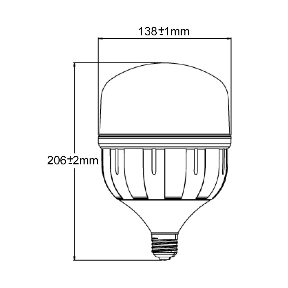 FOCO DE ALTA POTENCIA LHB LED 50 W LUZ DE DIA BASE E27 NO ATENUABLE 50LHBLEDT65MV200 TECNOLITE