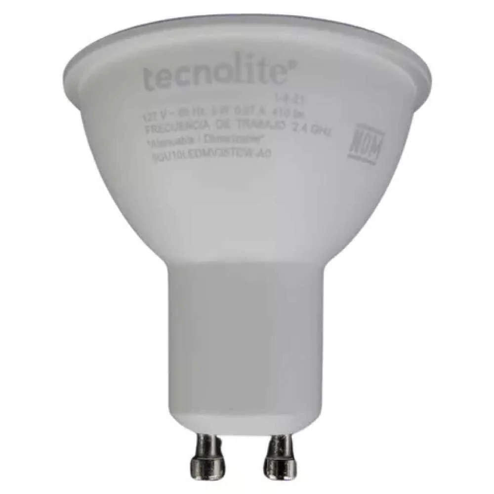 FOCO GU10 LED 6W LUZ BLANCA NEUTRA BASE GU10 NO ATENUABLE TECNOLITE