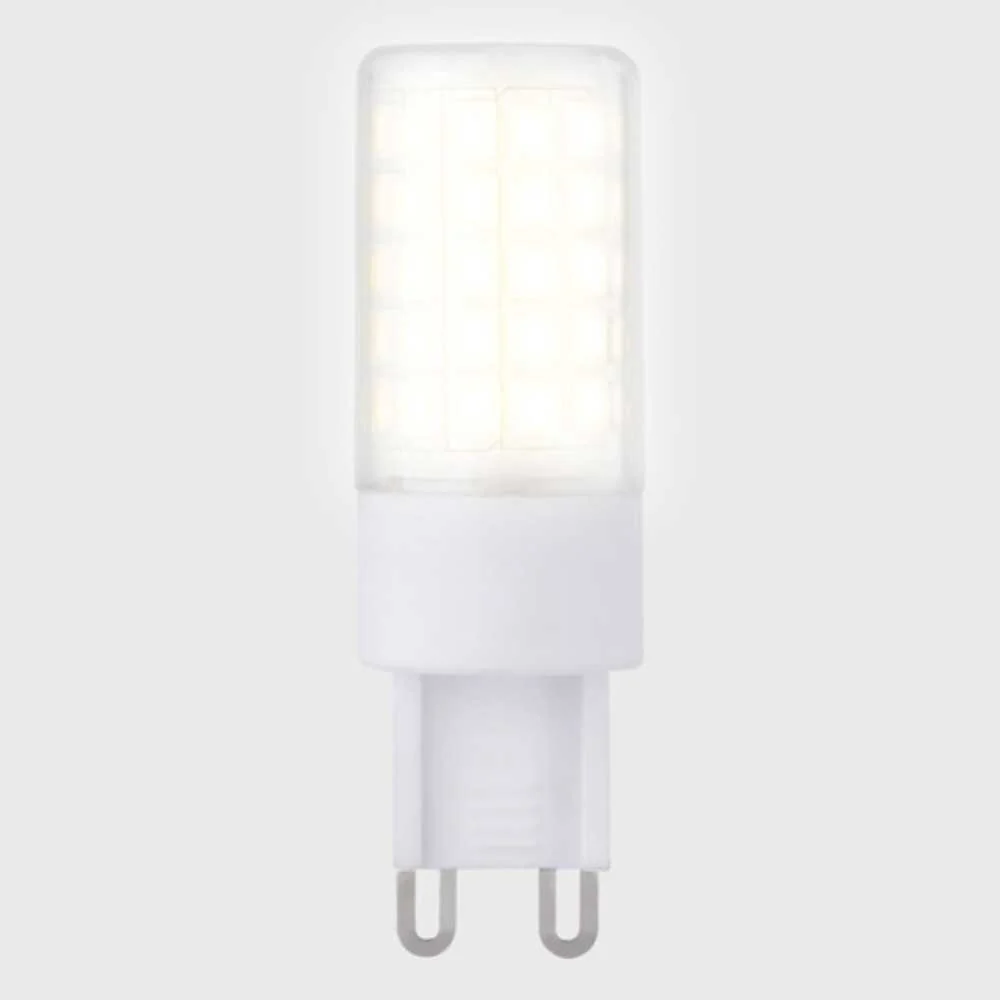 FOCO JCD 360 LED AMPOLLETA 6 W LUZ CALIDA BRILLANTE BASE G9 FLICKER FREE ATENUABLE *** OFRECER G95WDIMWWC *** TECNOLITE