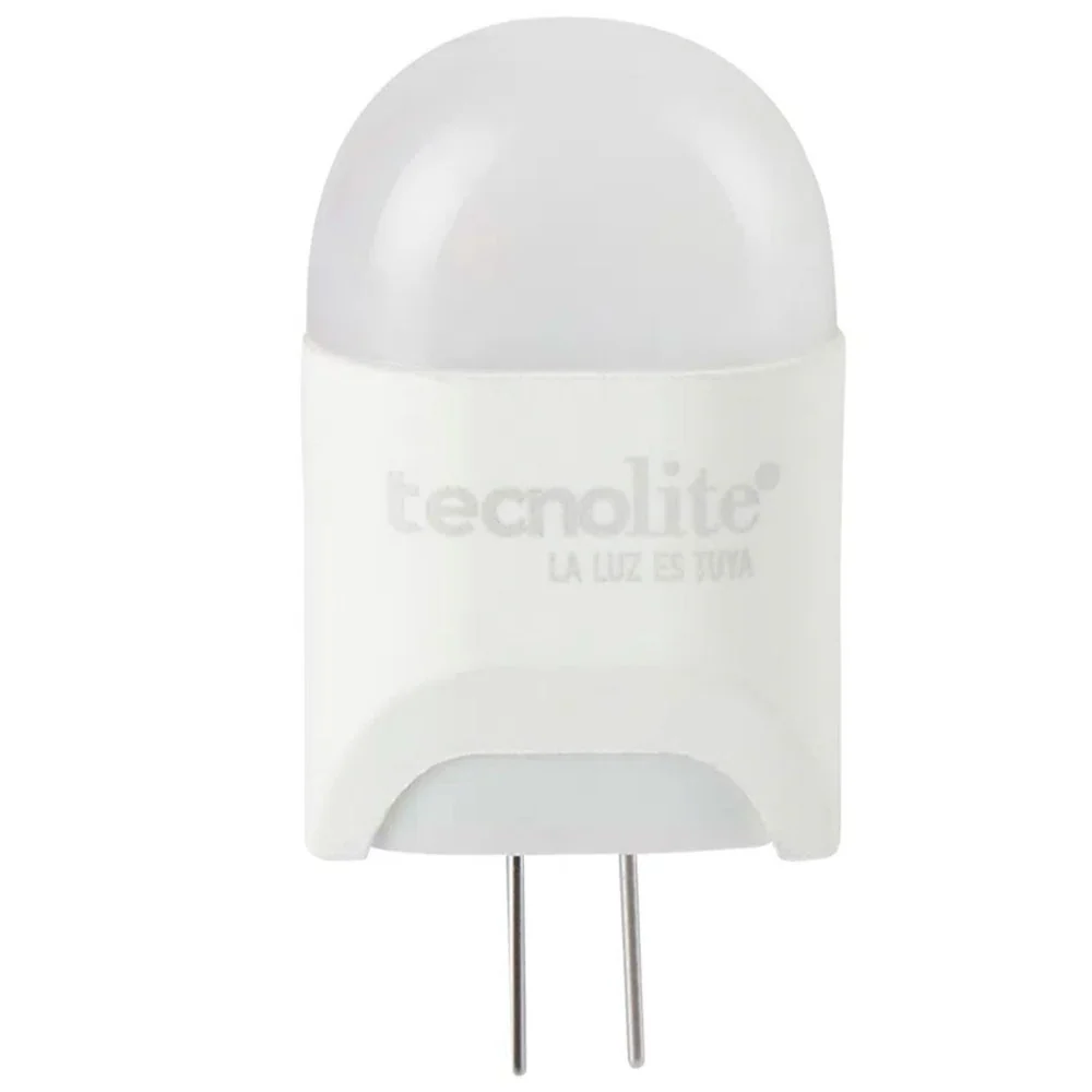 FOCO G4 LED AMPOLLETA 2 W LUZ CALIDA BRILLANTE BASE G4 NO ATENUABLE TECNOLITE
