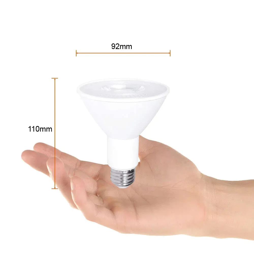 FOCO PAR30 LED 10 W LUZ CALIDA BRILLANTE BASE E27 ATENUABLE 10DPAR30LLED30V40 TECNOLITE