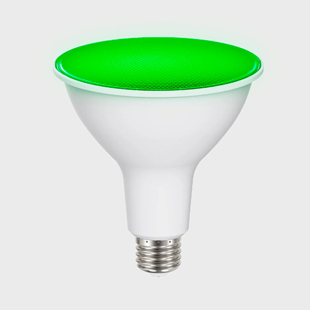 FOCO PAR38 LED 13.5 W LUZ VERDE BASE E27 NO ATENUABLE TECNOLITE