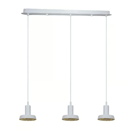 LAMPARA COLGANTE LED DE METAL 1.50 M DE ALTURA 35 W LUZ CALIDA BRILLANTE NO ATENUABLE LED INTEGRADO 35CTLLED013MV30B TECNO...