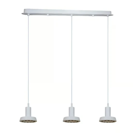 LAMPARA COLGANTE LED DE METAL 1.50 M DE ALTURA 35 W LUZ CALIDA BRILLANTE NO ATENUABLE LED INTEGRADO 35CTLLED013MV30B TECNO...