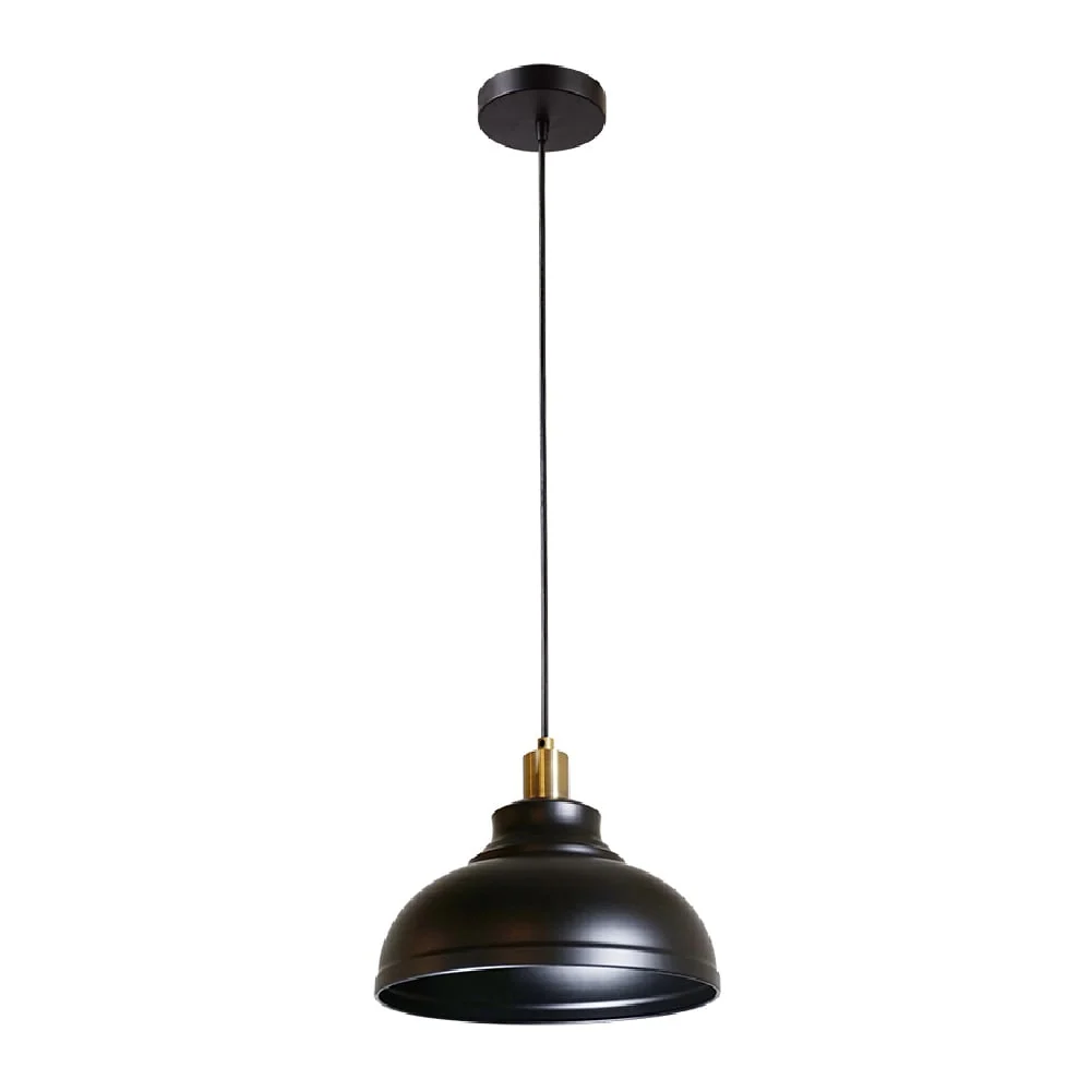 LAMPARA COLGANTE DE METAL 1.50 M DE ALTURA POTENCIA MAX. 60 W 1 BASE E27 NO INCLUYE FOCO 60CTL1943MVN TECNOLITE
