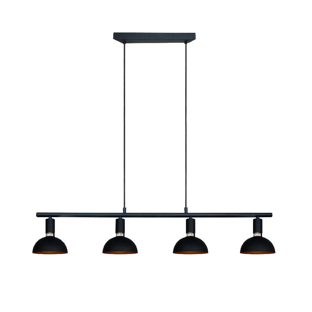 LAMPARA COLGANTE DE METAL 1.50 M DE ALTURA POTENCIA MAX. 240 W 4 BASES E27 NO INCLUYE FOCOS 240CTL8002MVN TECNOLITE