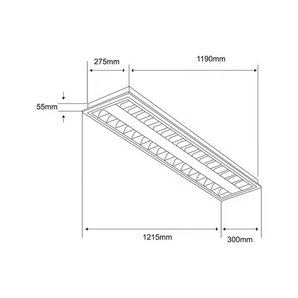 LAMPARA GABINETE 1X4 32 W 2 BASES G5 2 FOCOS T5 LED INCLUIDOS LUZ BLANCA NEUTRA NO ATENUABLES TECNOLITE