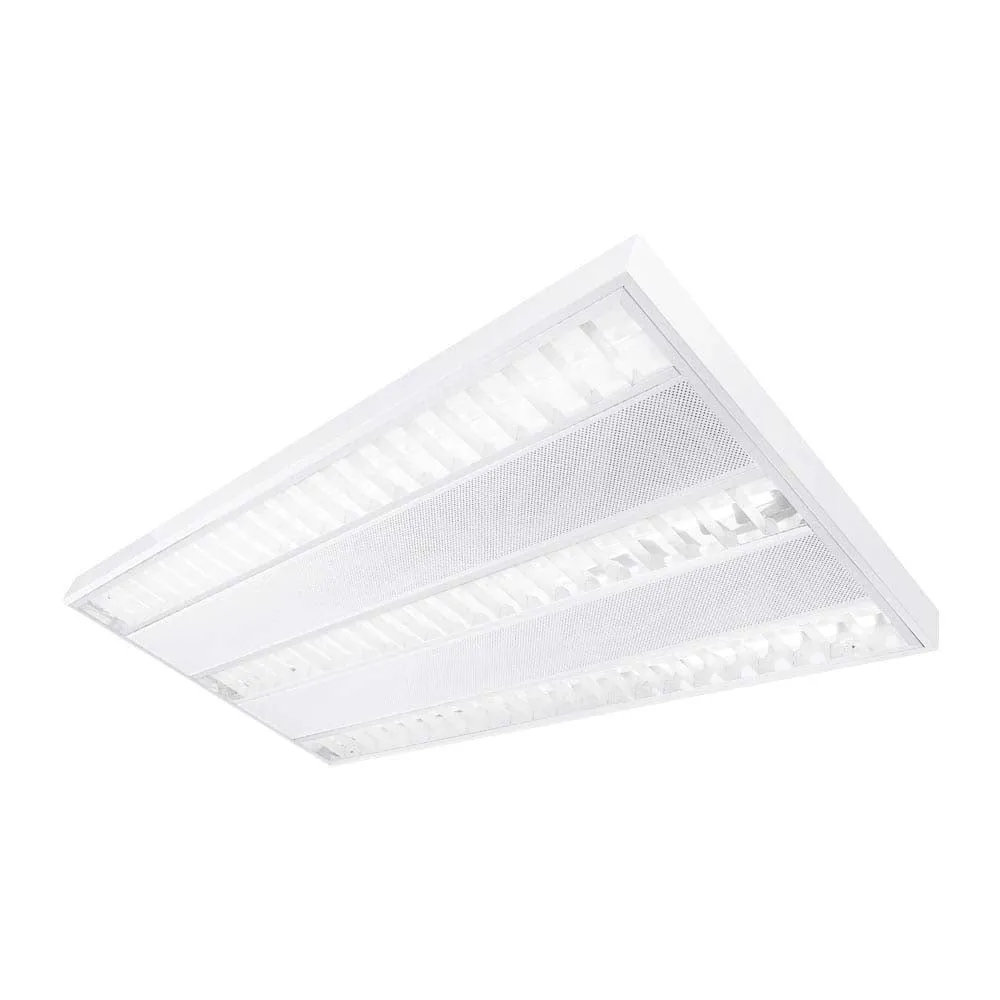 LAMPARA GABINETE LED 2X4 48 W LUZ BLANCA NEUTRA 3 BASES G5 NO ATENUABLE FOCOS T5 INCLUIDOS 48LTLLED3282V40BL TECNOLITE