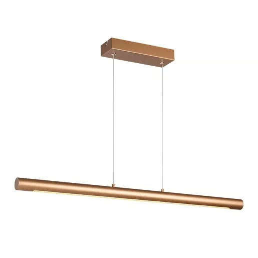 LAMPARA LINEAL COLGANTE LED DE METAL 88.5 CM DE LONGITUD 36 W LUZ CALIDA BRILLANTE IRC 90 NO ATENUABLE 36CTLLED170MV30D TE...
