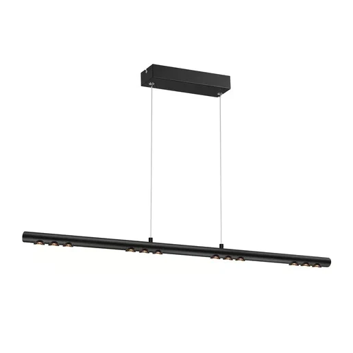 LAMPARA LINEAL COLGANTE LED DE METAL 94 CM DE LONGITUD 43 W LUZ CALIDA BRILLANTE IRC 90 NO ATENUABLE 43CTLLED173MV30N TECN...