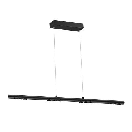 LAMPARA LINEAL COLGANTE LED DE METAL 94 CM DE LONGITUD 43 W LUZ CALIDA BRILLANTE IRC 90 NO ATENUABLE 43CTLLED173MV30N TECN...