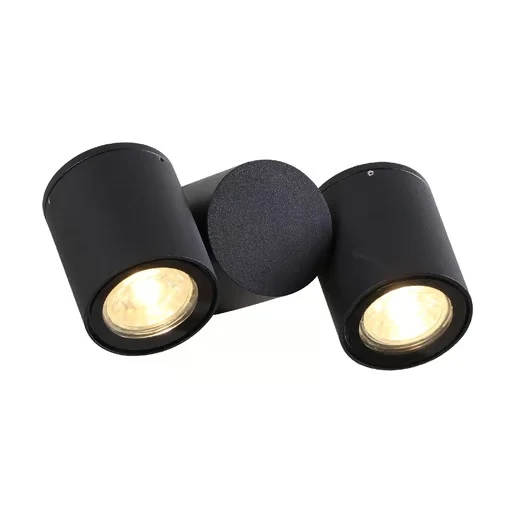 LAMPARA DE PARED ARBOTANTE EXTERIOR 2 BASES GU10 DIRIGIBLES IP54 IK08 NO INCLUYE FOCOS TECNOLITE