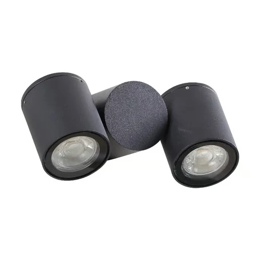 LAMPARA DE PARED ARBOTANTE EXTERIOR 2 BASES GU10 DIRIGIBLES IP54 IK08 NO INCLUYE FOCOS TECNOLITE