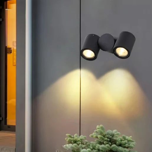LAMPARA DE PARED ARBOTANTE EXTERIOR 2 BASES GU10 DIRIGIBLES IP54 IK08 NO INCLUYE FOCOS TECNOLITE