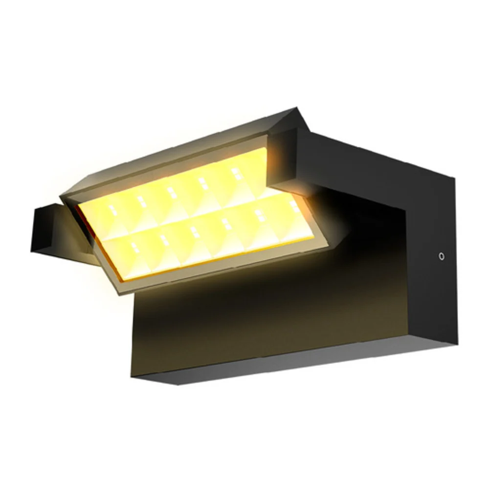 LAMPARA DE PARED ARBOTANTE LED DIRIGIBLE 18 W LUZ CALIDA BRILLANTE IP65 IK06 NO ATENUABLE LED INTEGRADO TECNOLITE