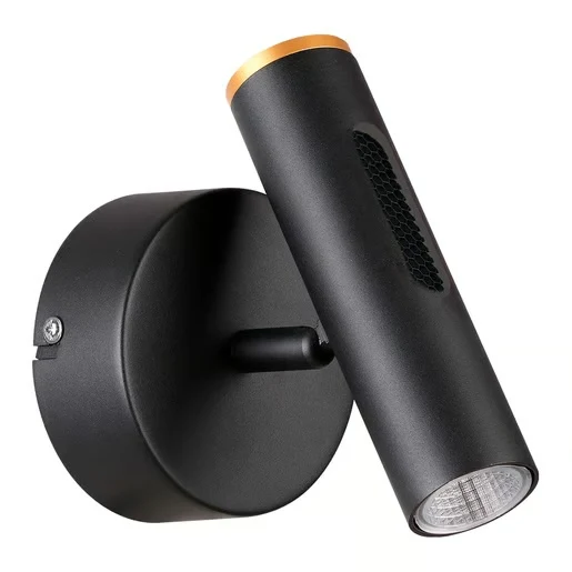 LAMPARA DE PARED ARBOTANTE LED 6 W LUZ CALIDA BRILLANTE DIRECTA E INDIRECTA DIRIGIBLE IRC 90 NO ATENUABLE 6LVCLED894MV30N...