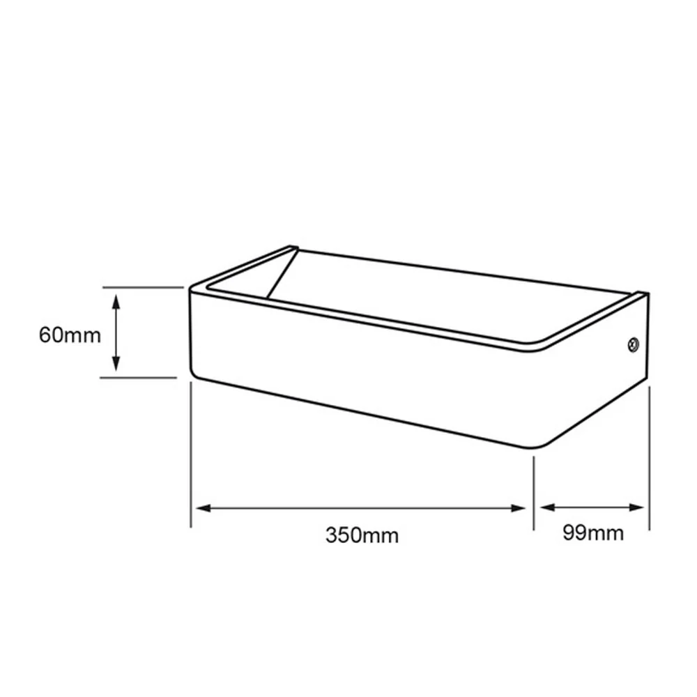 LAMPARA DE PARED ARBOTANTE LED 20 W LUZ CALIDA BRILLANTE INTERIORES NO ATENUABLE LED INTEGRADO 20TLLED408MV30B TECNOLITE