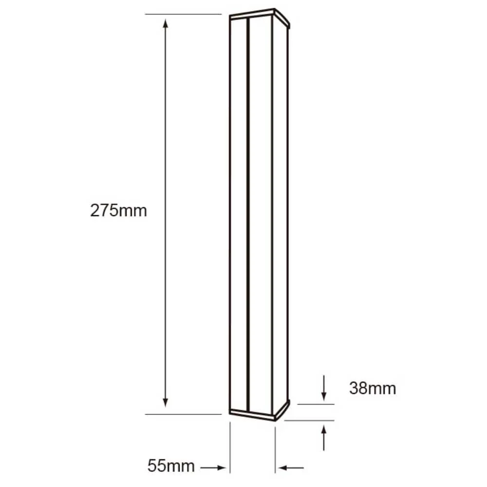 LAMPARA DE PARED ARBOTANTE LED 7 W LUZ NEUTRA SOBREPONER NO ATENUABLE TECNOLITE