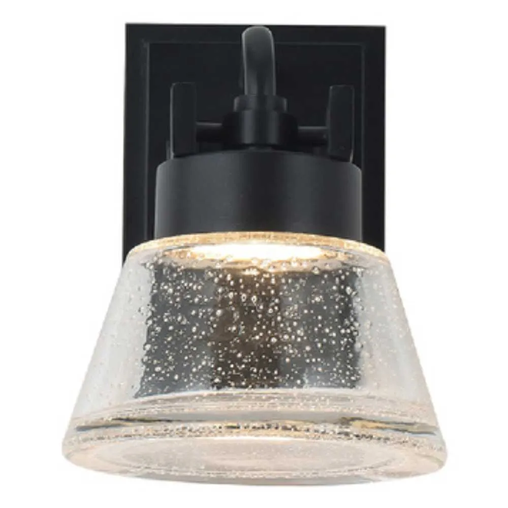 LAMPARA DE PARED ARBOTANTE TIPO FAROL LED EXTERIOR 6 W LUZ CALIDA BRILLANTE IRC 90 IP44 NO ATENUABLE LED INTEGRADO TECNOLITE