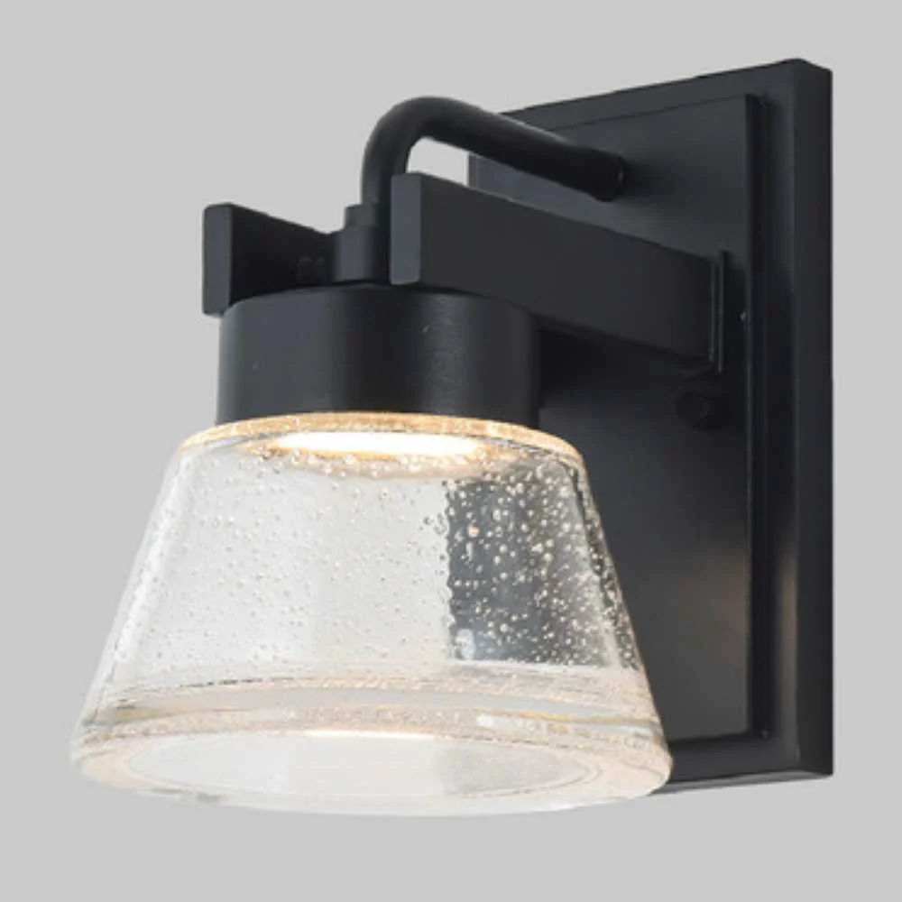 LAMPARA DE PARED ARBOTANTE TIPO FAROL LED EXTERIOR 6 W LUZ CALIDA BRILLANTE IRC 90 IP44 NO ATENUABLE LED INTEGRADO TECNOLITE