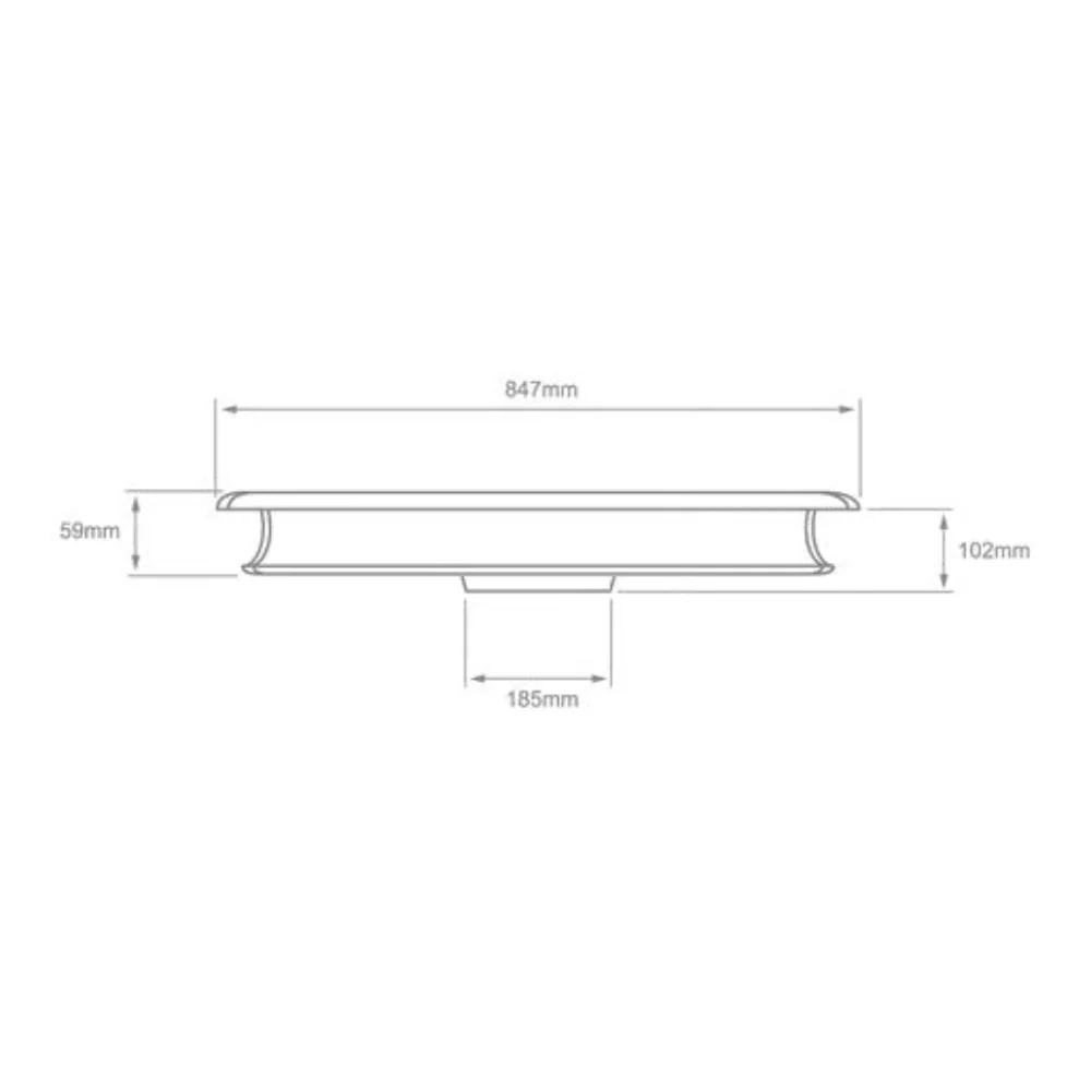 LAMPARA DE PARED PARA BAÑO LED 15 W LUZ BLANCA AJUSTABLE NO ATENUABLE 15ETLED19MVCCN TECNOLITE