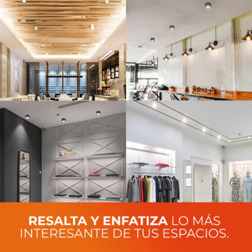 LAMPARA PLAFON LED TECHO 35 W LUZ BLANCA CONFIGURABLE IP65 IK08 INTERIOR Y EXTERIOR LED INTEGRADO 35PTLLED1142MVCCTB TECNO...