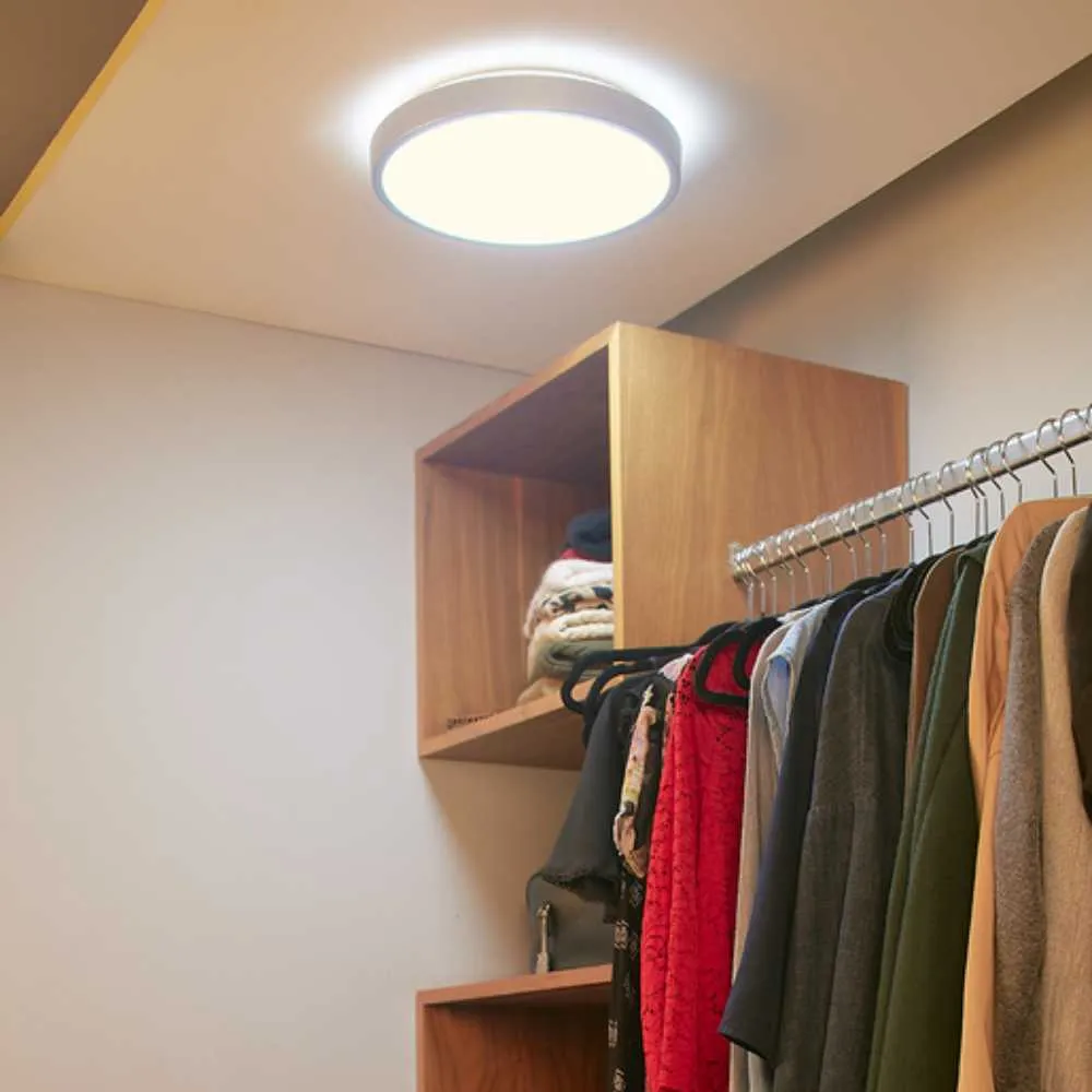 LAMPARA PLAFON LED TECHO 16 W LUZ CALIDA BRILLANTE MULTIVOLTAJE NO ATENUABLE TECNOLITE