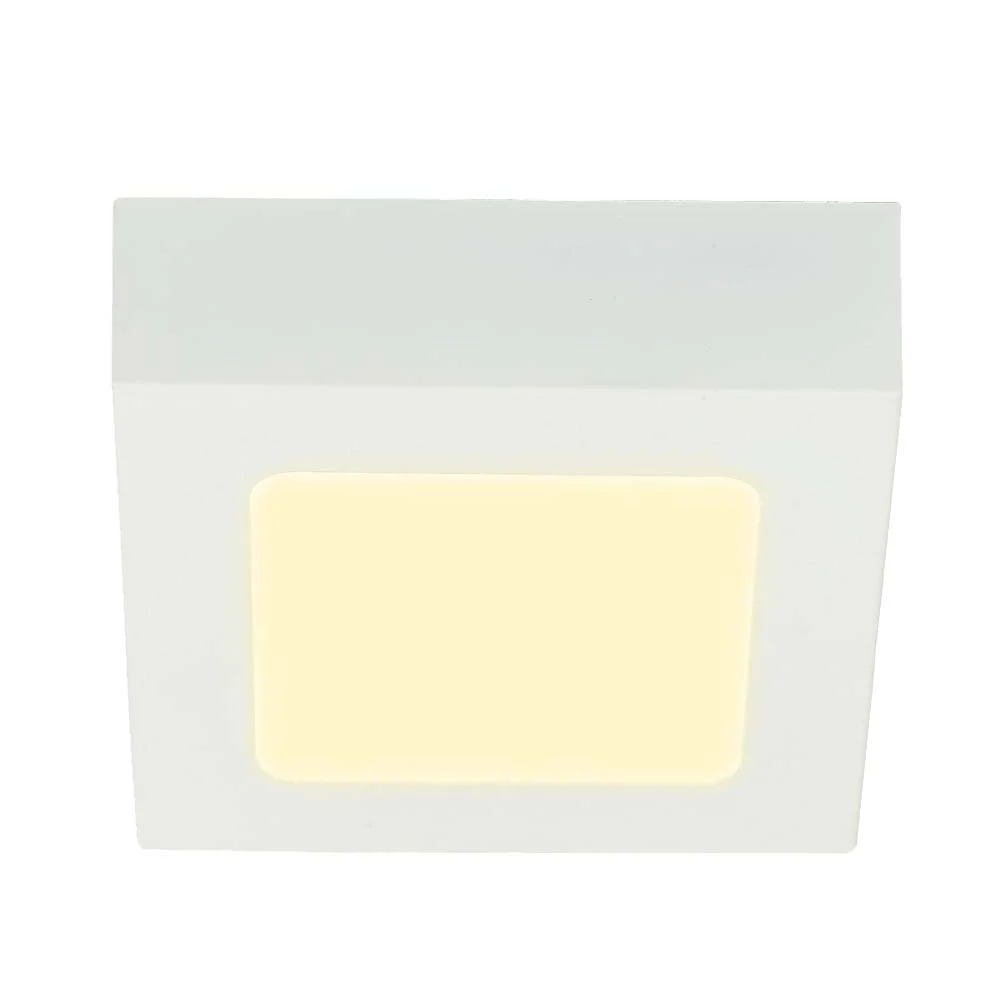 LAMPARA PLAFON LED TECHO 6 W LUZ CALIDA BRILLANTE INTERIORES NO ATENUABLE LED INTEGRADO 6PTLLEDC30MVB TECNOLITE