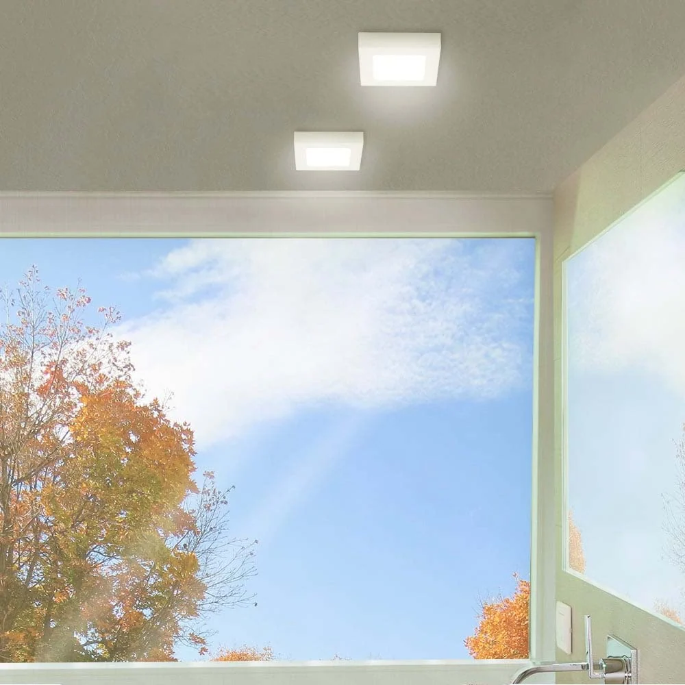 LAMPARA PLAFON LED TECHO 6 W LUZ CALIDA BRILLANTE INTERIORES NO ATENUABLE LED INTEGRADO 6PTLLEDC30MVB TECNOLITE