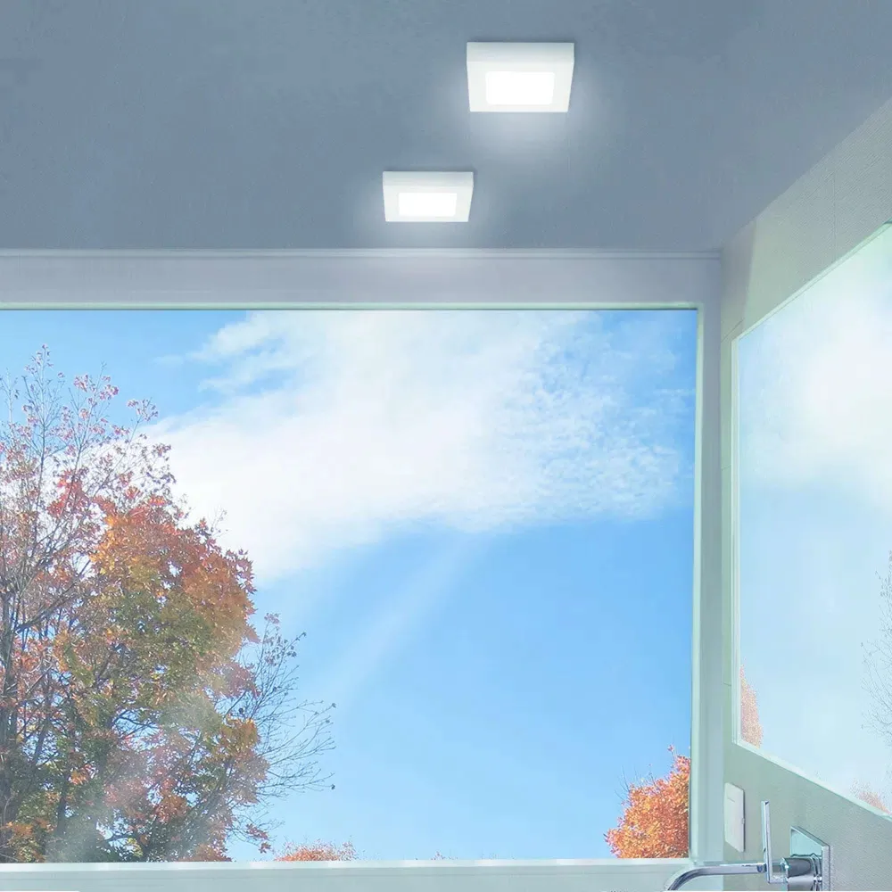 LAMPARA PLAFON LED TECHO 6 W LUZ DE DIA INTERIORES NO ATENUABLE LED INTEGRADO 6PTLLEDC65MVB TECNOLITE