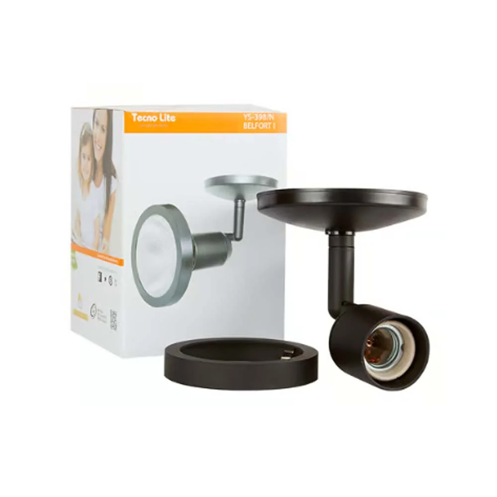 LAMPARA SPOT DIRIGIBLE DE SOBREPONER POTENCIA MAX. 75 W BASE E27 FOCO PAR30 NO INCLUIDO TECNOLITE