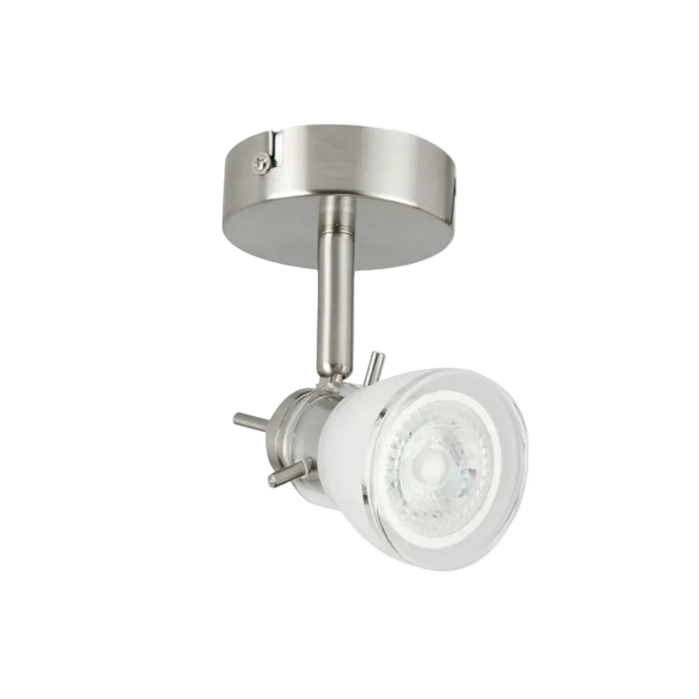 LAMPARA SPOT DE SOBREPONER DIRIGIBLE POTENCIA MAX. 50 W 1 BASE GU10 NO INCLUYE FOCO 60LVC901MVS TECNOLITE